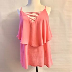 Do & Be pink Tops Size: Medium